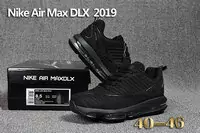 hommes nike air max dlx running chaussures athletic cool black